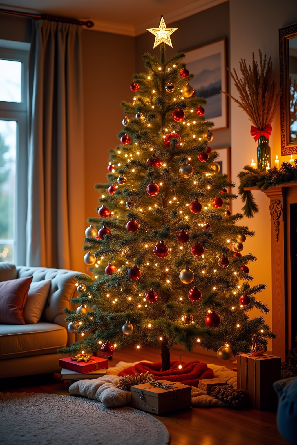 weihnachtsbaum inspiration outline 1