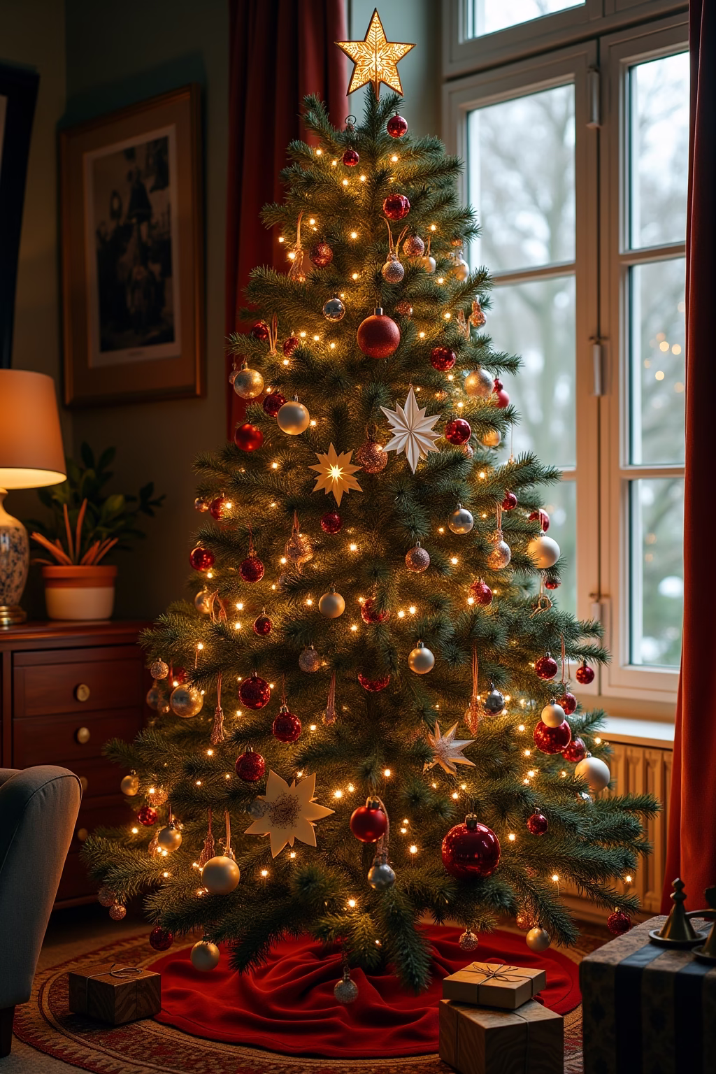 weihnachtsbaum inspiration outline 7