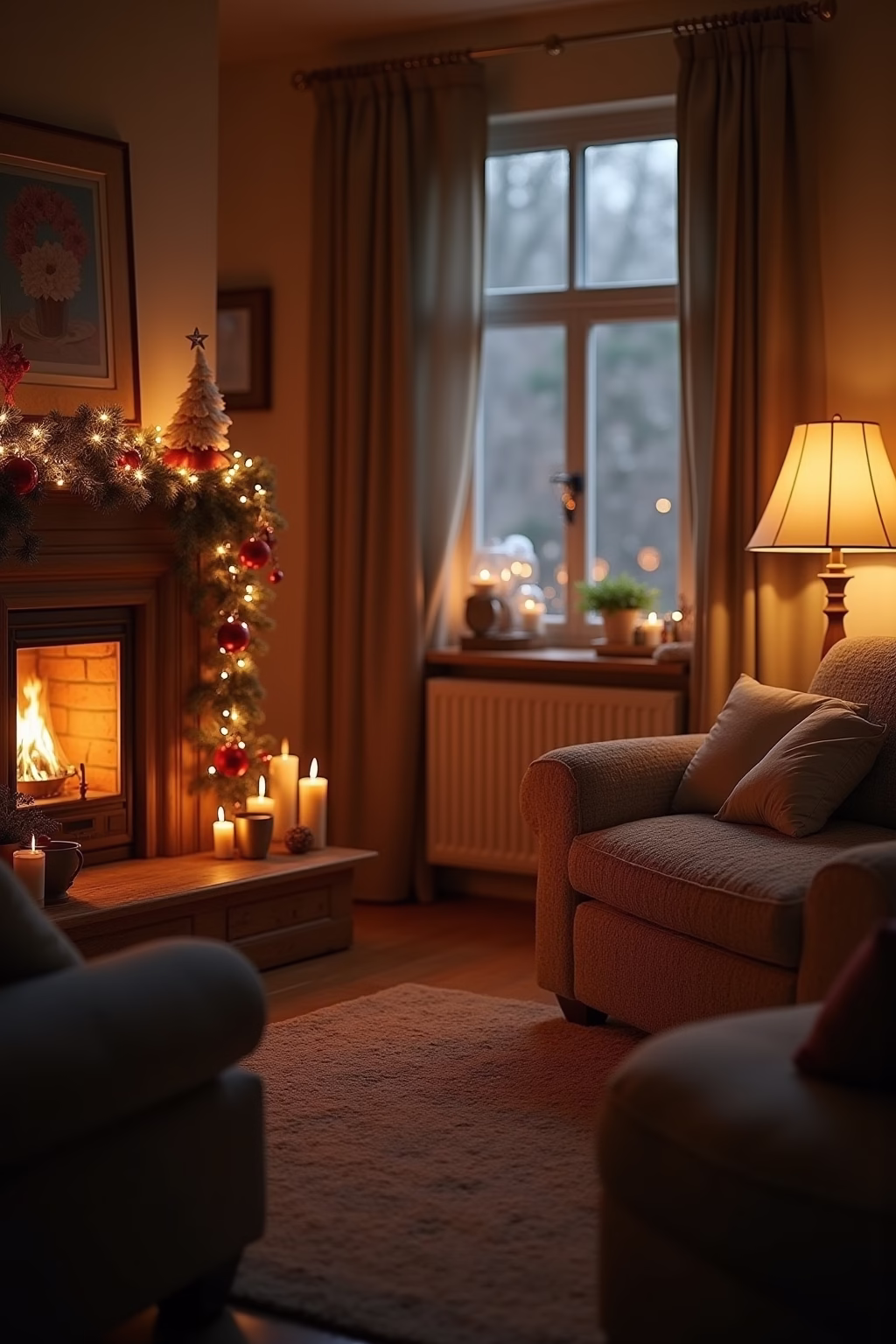weihnachtsdeko wohnzimmer outline 1