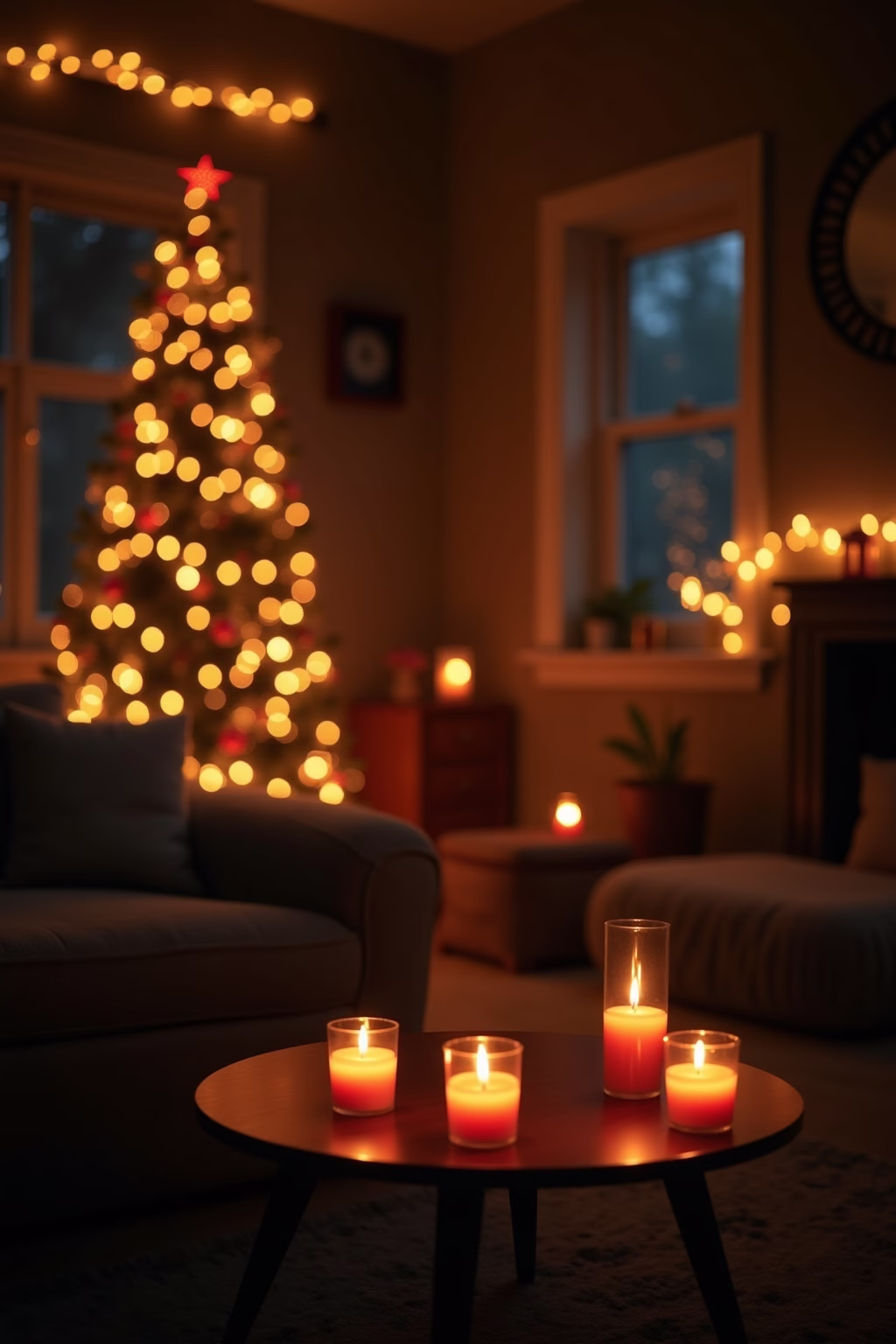 weihnachtsdeko wohnzimmer outline 7