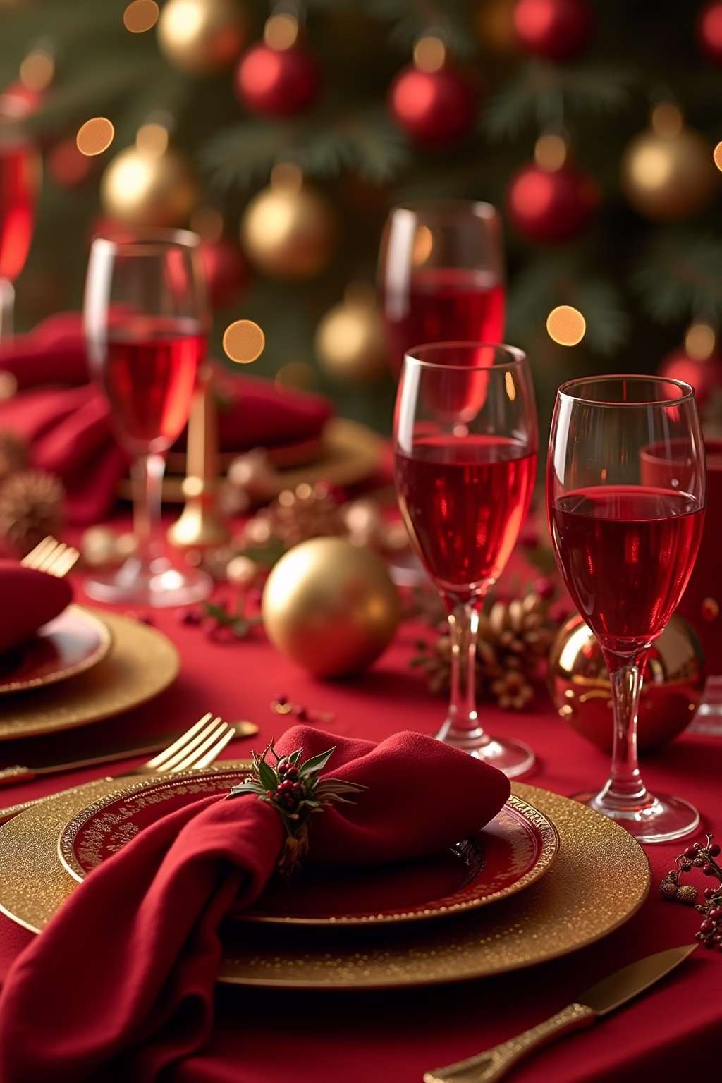 weihnachtsdekoration ideen tisch outline 4