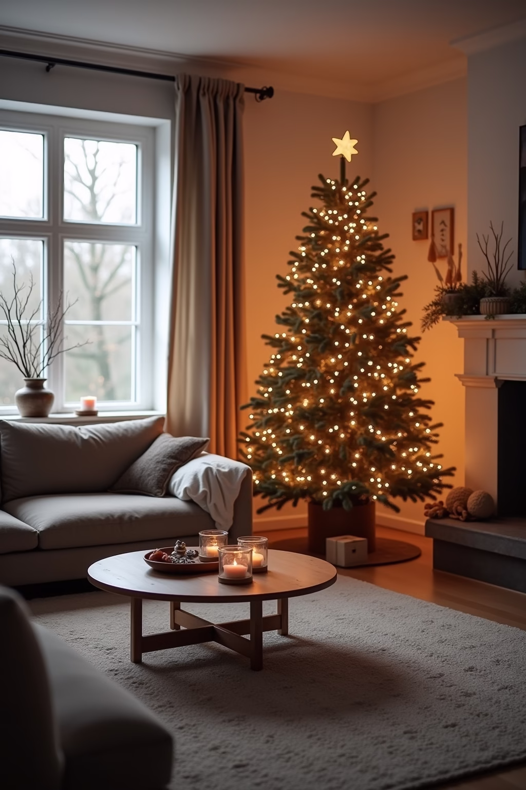 weihnachtsdekoration ideen wohnung outline 4