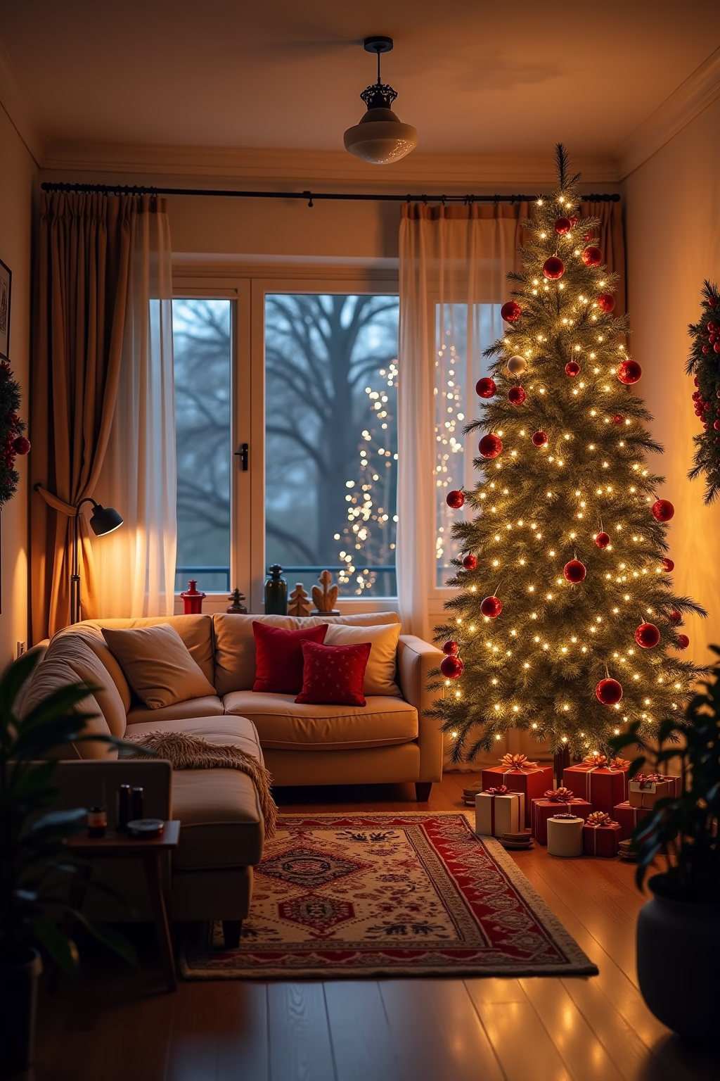 weihnachtsdekoration ideen wohnung outline 8