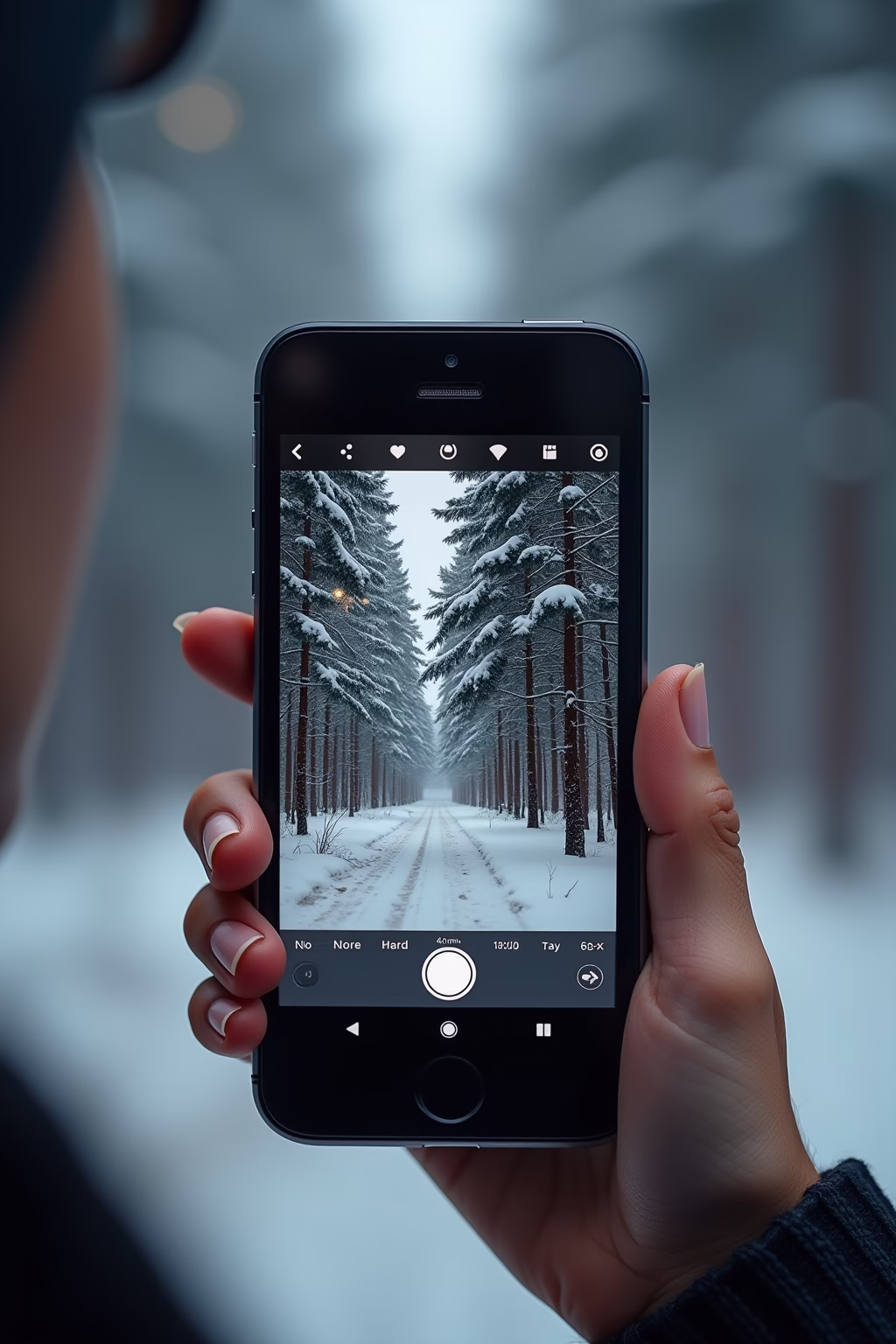 winter hintergrundbilder iphone outline 4