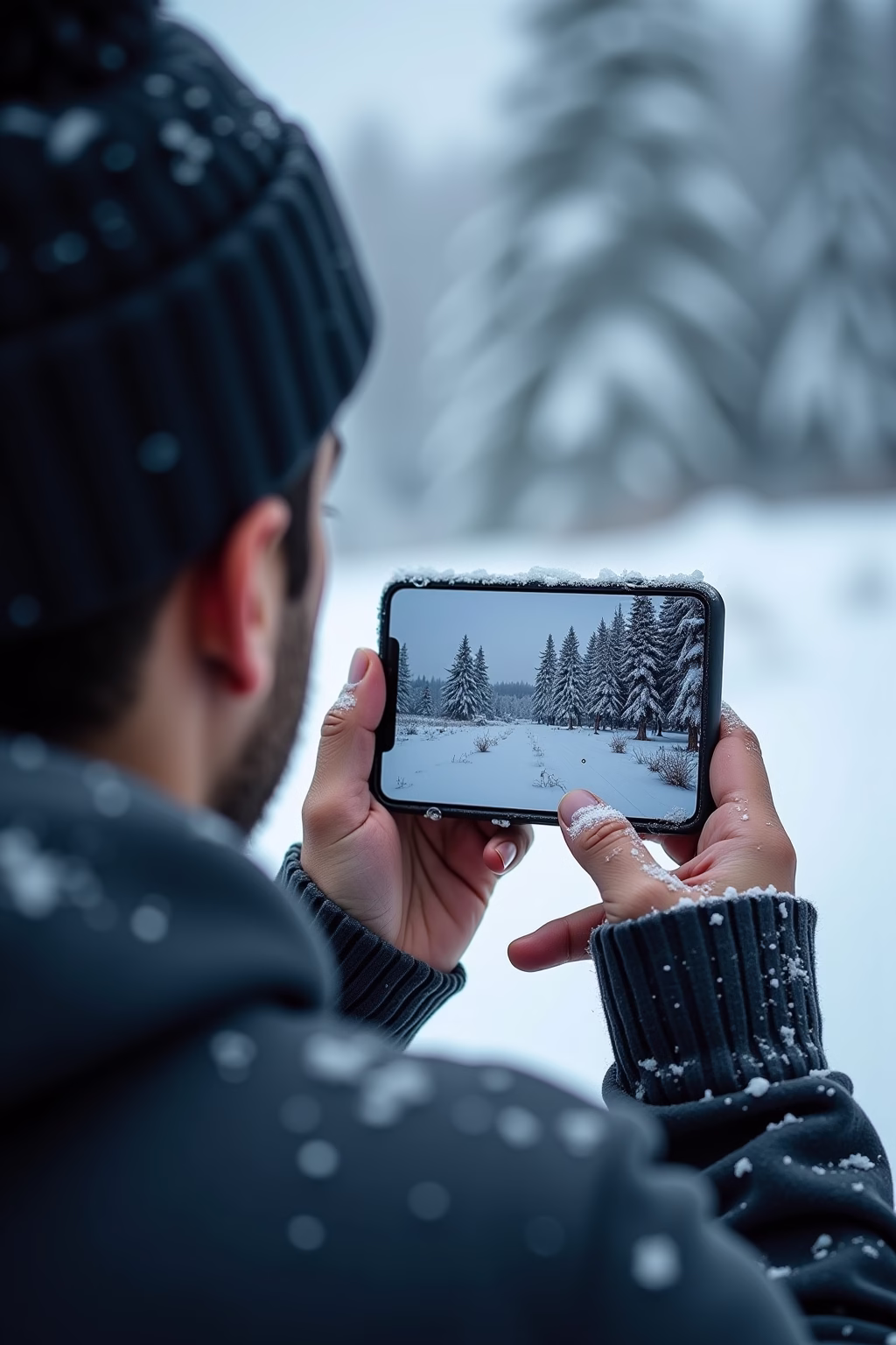 winter hintergrundbilder iphone outline 6